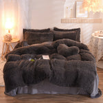 Luxury Thick Fleece Duvet Cover | Fluffy Plush Bedding Set | Queen King Winter Warm Mink Velvet Bedclothes