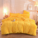 Luxury Thick Fleece Duvet Cover | Fluffy Plush Bedding Set | Queen King Winter Warm Mink Velvet Bedclothes