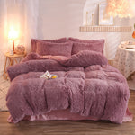 Luxury Thick Fleece Duvet Cover | Fluffy Plush Bedding Set | Queen King Winter Warm Mink Velvet Bedclothes