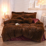 Luxury Thick Fleece Duvet Cover | Fluffy Plush Bedding Set | Queen King Winter Warm Mink Velvet Bedclothes